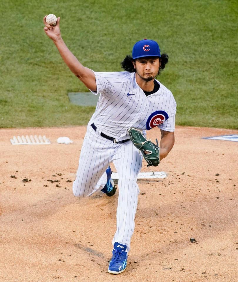 パイレーツ戦に先発したカブスのダルビッシュ＝シカゴ（ゲッティ＝共同）