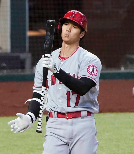 大谷が急ブレーキ　１１打席連続無安打、指揮官「なぜか分からない」