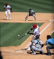 ２番で１安打１盗塁を記録した大谷(Angels Baseball提供)