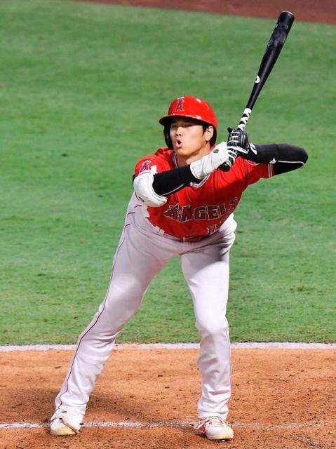 大谷翔平、メジャー初の１番で無安打２四球　打率・１８５　チーム３連敗で借金１３