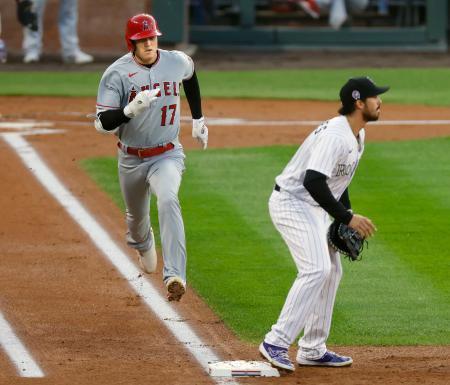 エンゼルス大谷は４打数無安打ロッキーズ戦