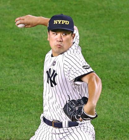 　５回１失点で２勝目を挙げた田中（ゲッティ＝共同）