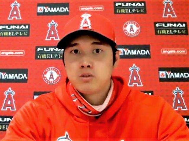 大谷　いきなり２安打２得点！ＤＨでＯＰ戦初出場、１年ぶり有観客「楽しかった」
