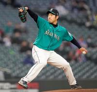 　ジャイアンツ戦に先発したマリナーズ・菊池＝シアトル（ＡＰ＝共同）