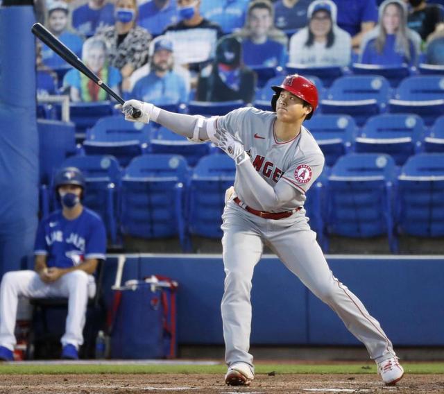 大谷翔平、フェンス直撃３点適時二塁打　飛距離１１３メートル　３戦連続安打