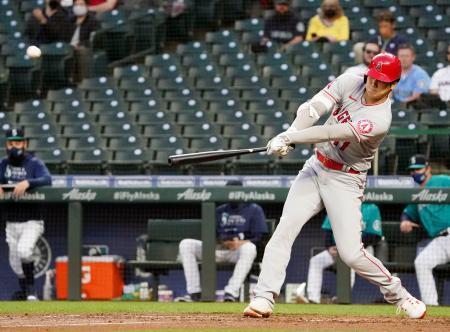 エンゼルス大谷は４打数１安打マリナーズ戦