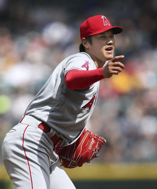 大谷　乱闘騒動に動じず好投も２勝目ならず　七回途中３失点　最速１５８キロ