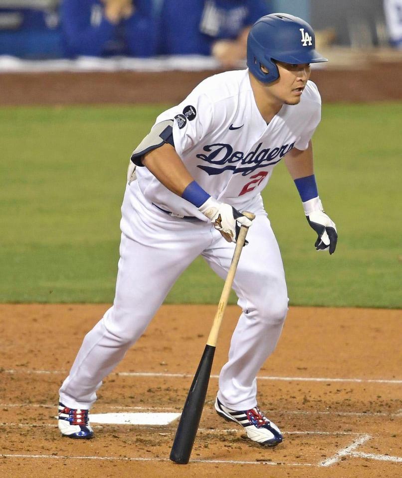 　ジャイアンツ戦に出場し、４打数無安打に終わった筒香（ＵＳＡトゥデー・ロイター＝共同）