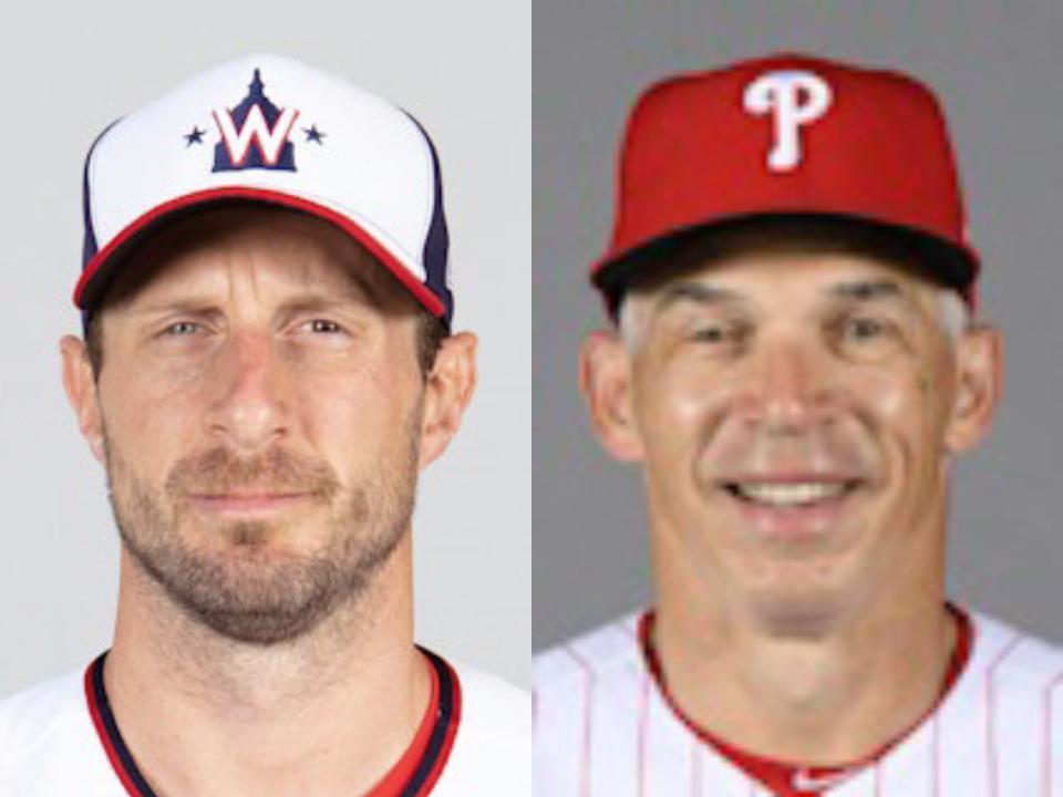 　シャーザー（左）とジラルディ監督