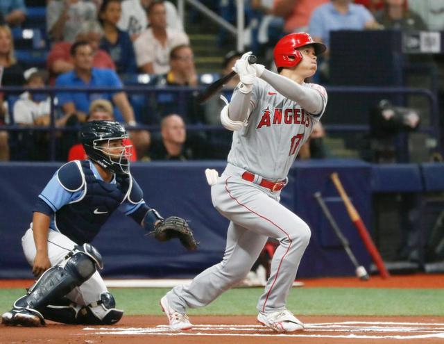 エンゼルス・大谷　キング追走２４号　同一シーズンで勝利投手＆先頭弾は１３０年ぶり