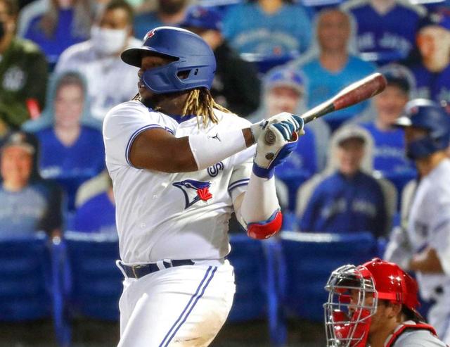 し烈本塁打王争い　エンゼルス・大谷は２４発　ブ軍ゲレロ、パ軍タティスが２５発