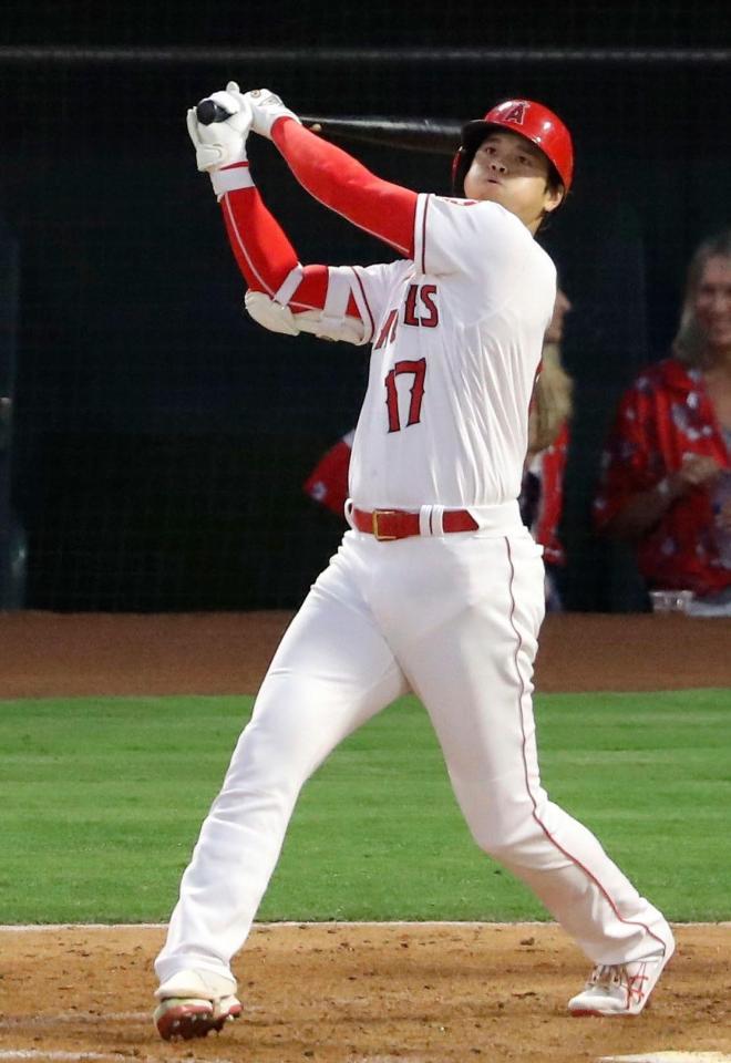 大谷がｍｌｂ公式ｈｐのトップに ルース超え３０号 サヨナラ生還に スーパースター の表記も 大リーグ デイリースポーツ Online