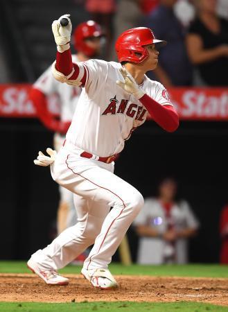 大リーグ、大谷が１安打２打点後半戦がスタート