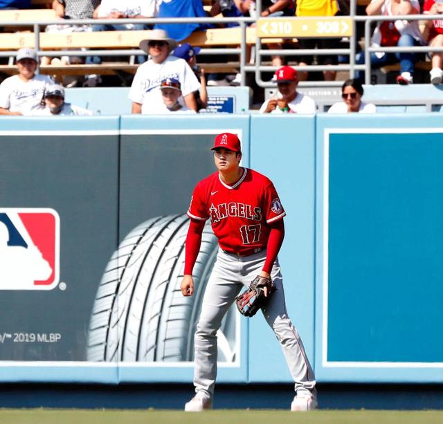 大谷代打で四球　７・１９以来の右翼守備も