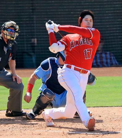 大谷、Ｗヘッダーで１安打ブルージェイズ戦