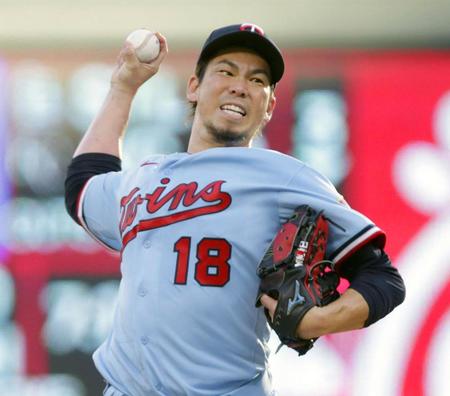 　６回無失点で６勝目を挙げた前田（ＡＰ＝共同）