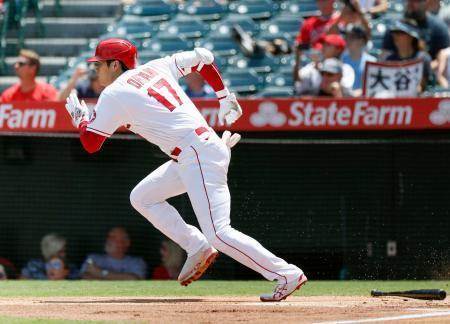 エンゼルスの大谷は４打数２安打アストロズ戦