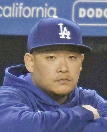 　ドジャース在籍時の筒香嘉智外野手（ゲッティ＝共同）