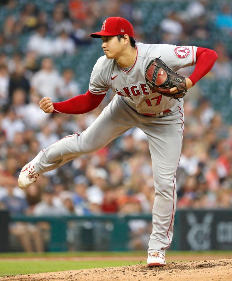 大谷翔平４０号 ８勝目 自己最長８回１失点８三振 うりゃあ 雄叫び投球 大リーグ デイリースポーツ Online