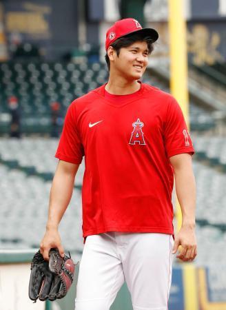 エンゼルス大谷、次回先発は４日登板回避後初の投球練習