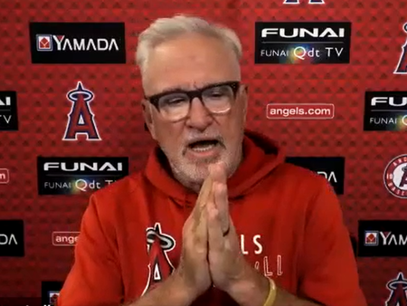 　オンライン会見で大谷について話すマドン監督