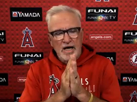 　オンライン会見で大谷について話すマドン監督