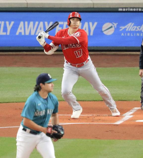 大谷　２番で４６号追撃なるか　残り３試合トップと３差　松井秀以来の１００打点王手