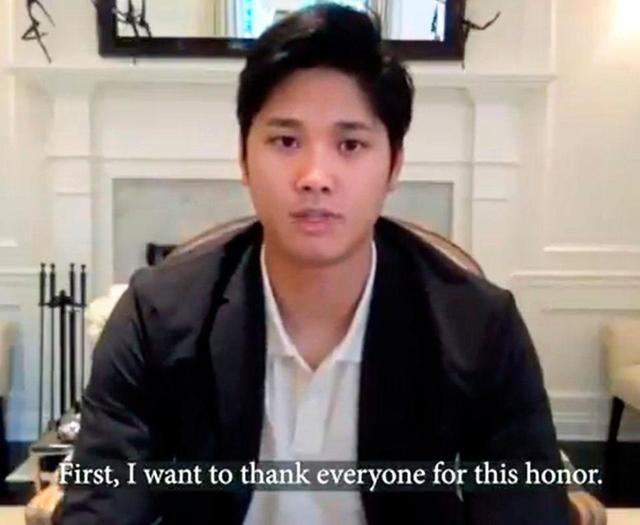 ＭＶＰ大谷を一流選手たちが祝福　トラウト「歴史的瞬間を目撃できて最高！」