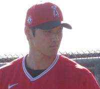 　最速１５８キロを計測した大谷