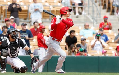 大谷は２打数１安打１打点ホワイトソックス戦