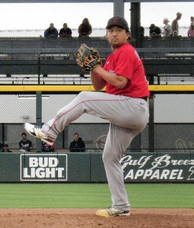 Ｒソックス沢村は１回を三者凡退ブレーブス戦