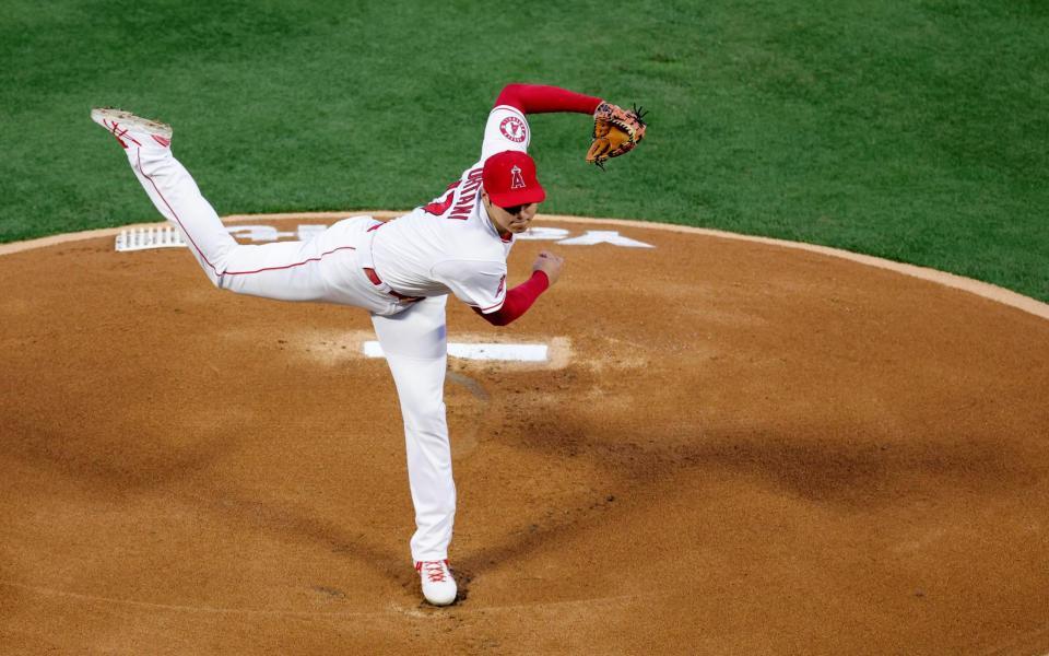 開幕戦に先発する大谷