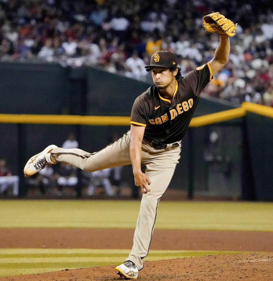 　開幕戦に先発し、６回を無安打無失点と好投したダルビッシュ（共同）