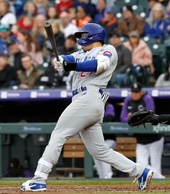 カブス・鈴木　松井秀喜に並ぶデビュー７戦連続Ｈ「すごく憧れていた」