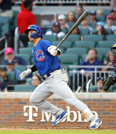 　３回、三ゴロに倒れるカブス・鈴木