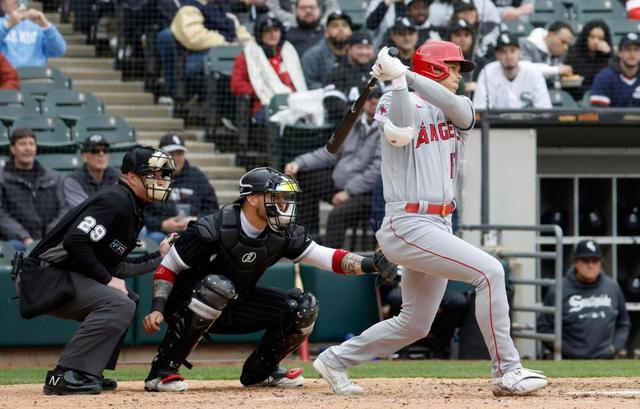 大谷翔平、代打で二ゴロ　前日に股関節張り　全力疾走せず　チームは零封負け