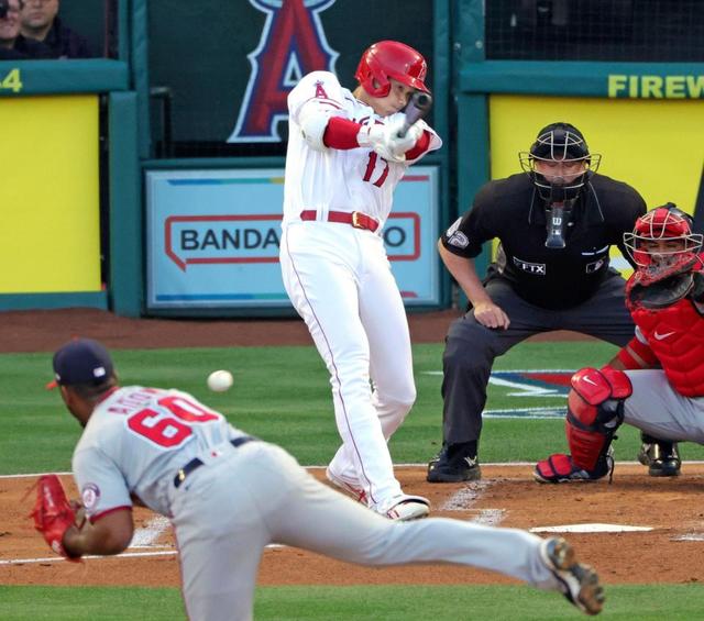 エンゼルス・大谷　先制打点　五回チャンスの場面は申告敬遠