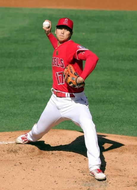 大谷翔平 6回1失点で降板 92球2安打5奪三振も4勝目はならず