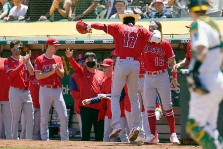 大谷は３打数１安打２打点アスレチックスに勝利