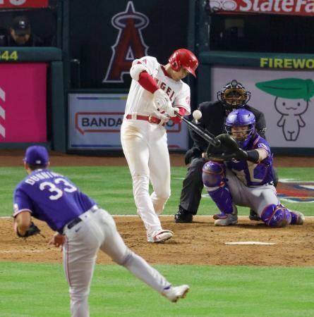 大谷は2打数無安打レンジャーズ戦