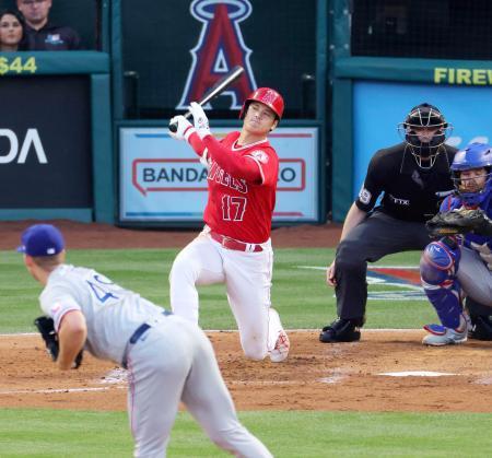 大谷は３打数無安打レンジャーズ戦