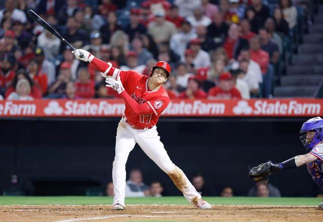 大谷翔平、盗塁成功も今季４度目の２戦連続ノーヒット　チームは連勝ストップ
