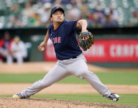 Ｒソックス沢村、１回を無失点アスレチックス戦