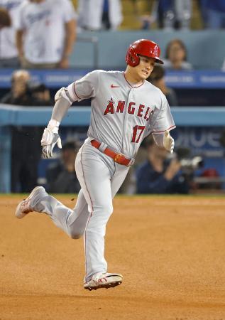 エンゼルスの大谷、４打数１安打ドジャース戦