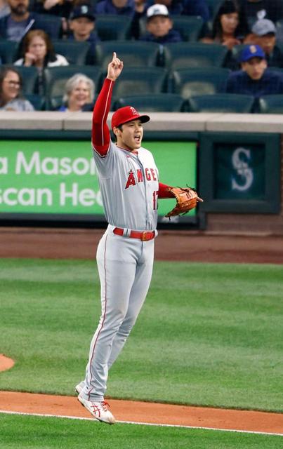 大谷翔平　６回無失点で降板　５勝目の権利獲得