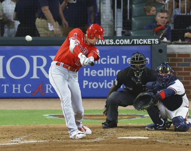 大谷翔平が低弾道ロケット弾ソロで、松井秀喜以来日本人２人目の２年連続２０号！９試合ぶりの１発