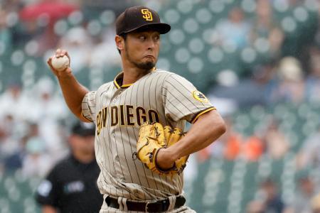 ダルビッシュは７回２失点タイガース戦