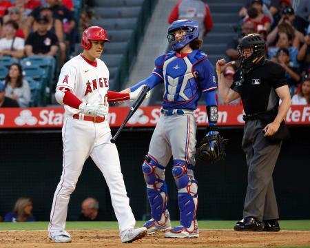 エンゼルスの大谷、４打数無安打レンジャーズ戦