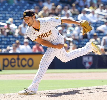 ダルビッシュ、６回６安打３失点ロッキーズに勝利、１０勝目