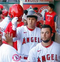 ９回、２７号２ランを放った大谷